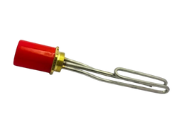 Rezistență Electrică Tubulară Cromată Tip Oală Pot Type cu Cap, Filet 1 1/2" – 3000W – 220V – 330 mm – Inox 304