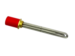 Rezistență Electrică Tubulară Cromată cu Cap, Filet 1 1/2" – 12000W – 220/380V – 450 mm – Inox 304
