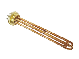 Rezistență Electrică Tubulară din Cupru cu Cap, Filet 2" – 15000W – 220/380V – 500 mm – Cupru