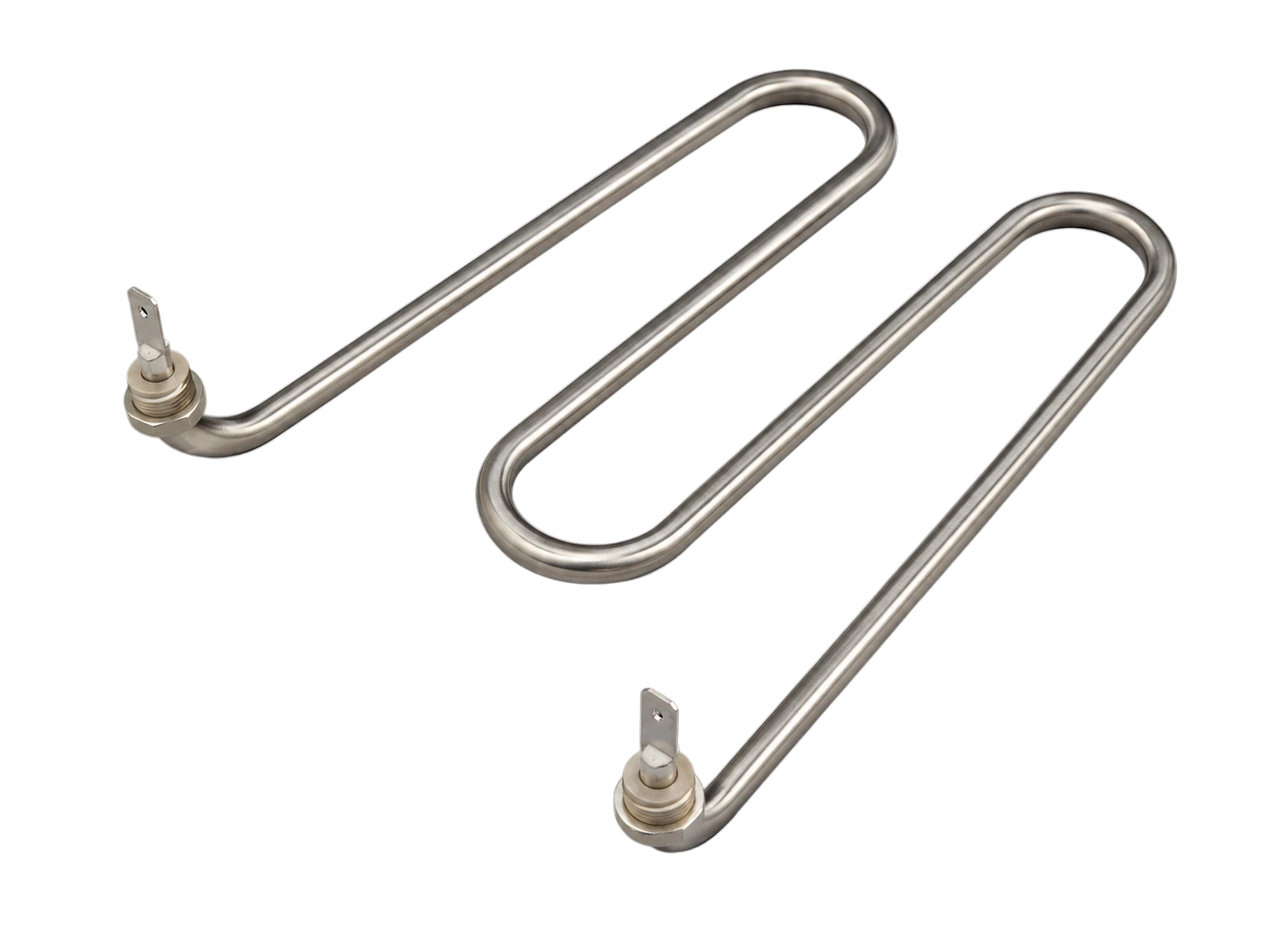 Rezistență Electrică Tip M Înclinată pentru Bain-Marie – 2500W – 220V – 400 mm – Inox 304