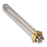 Rezistență electrică 6kW filet 1.5″ lungime 300mm pentru puffer, boiler și aplicații industriale, 220V/380V inox
