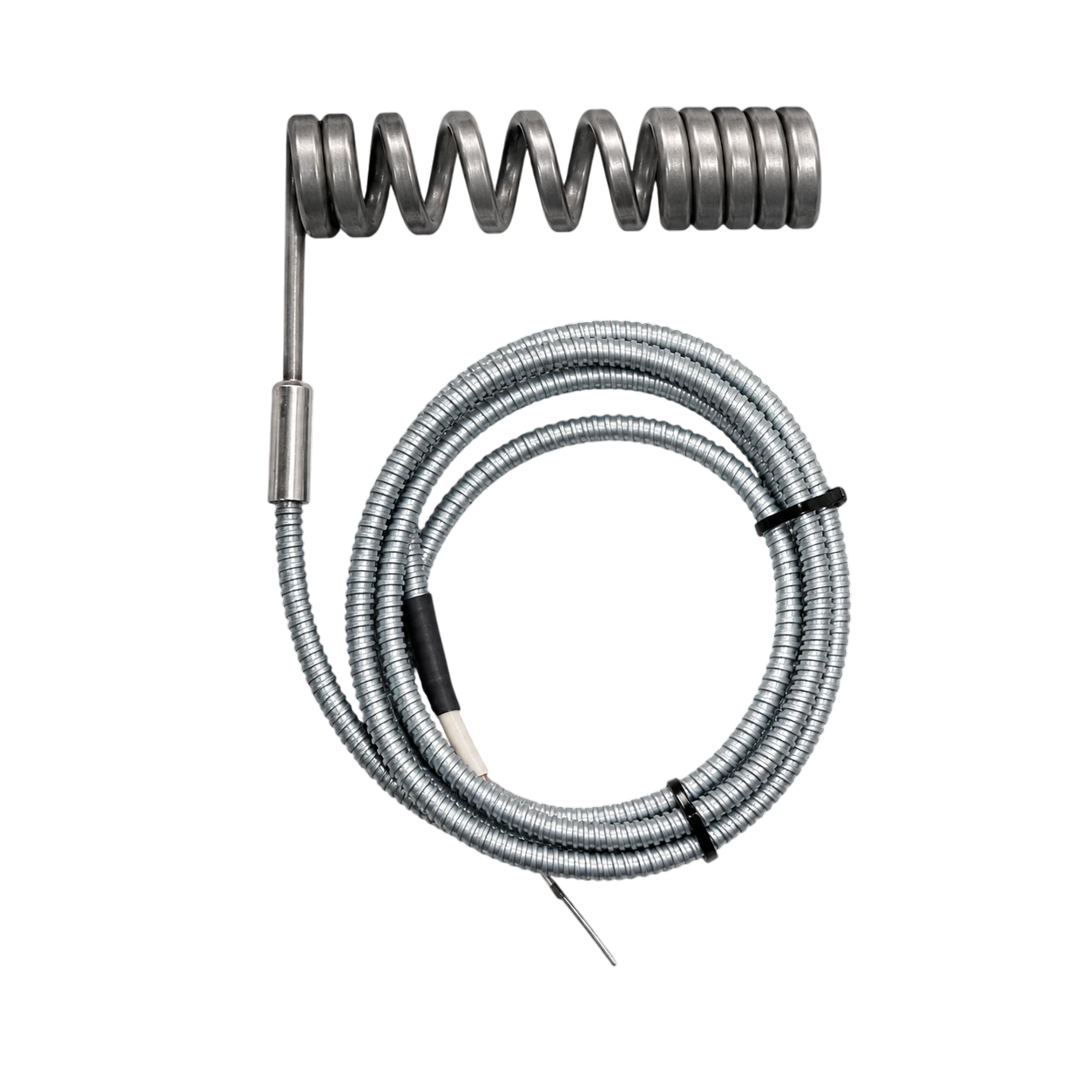 Rezistență spirală flexibilă ISIER cu protecție metalică pentru duze, conducte și aplicații hot runner