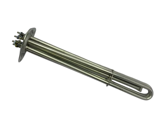 Rezistență Electrică Triunghiulară pentru Mașină de Spălat Vase – 10000W – 220V – A:400 mm – Inox 304