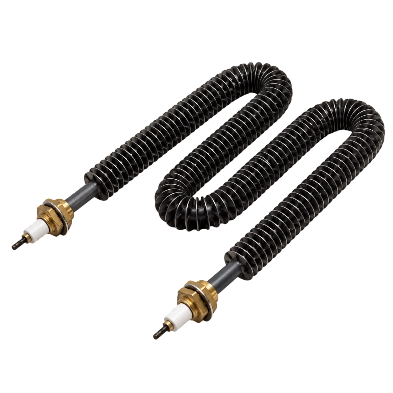 Rezistență electrică serpentină industrială pentru aer, inox, ISIER