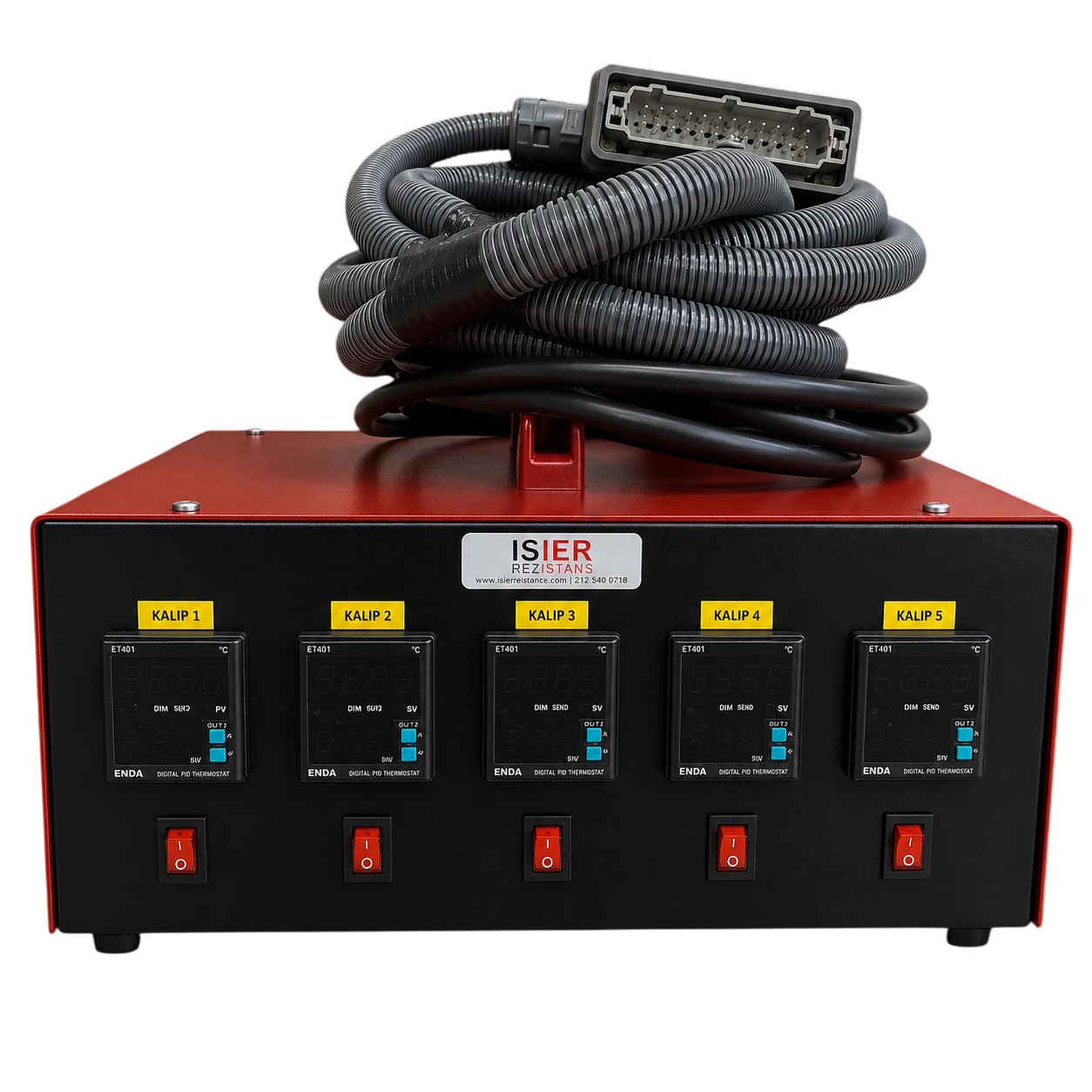Unitate control temperatura Hot Runner ISIER cu 5 zone pentru matrite industriale