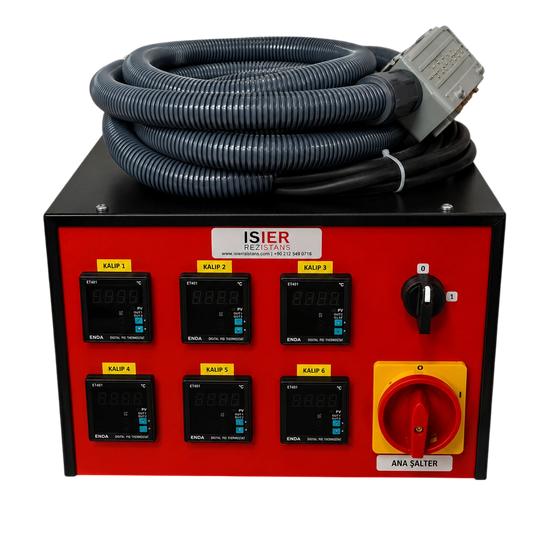 Controler Hot Runner ISIER cu 6 canale pentru injectie mase plastice